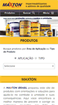 Mobile Screenshot of maxtonbrasil.com.br